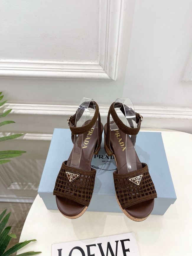 Prada Rubber platform sandals 1X267O-1