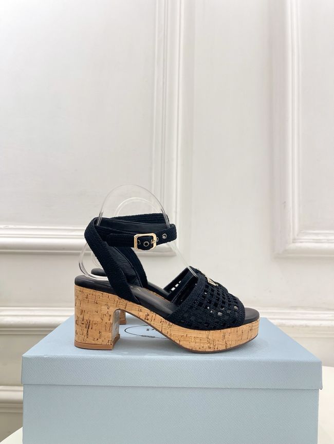 Prada Rubber platform sandals 1X267O-4