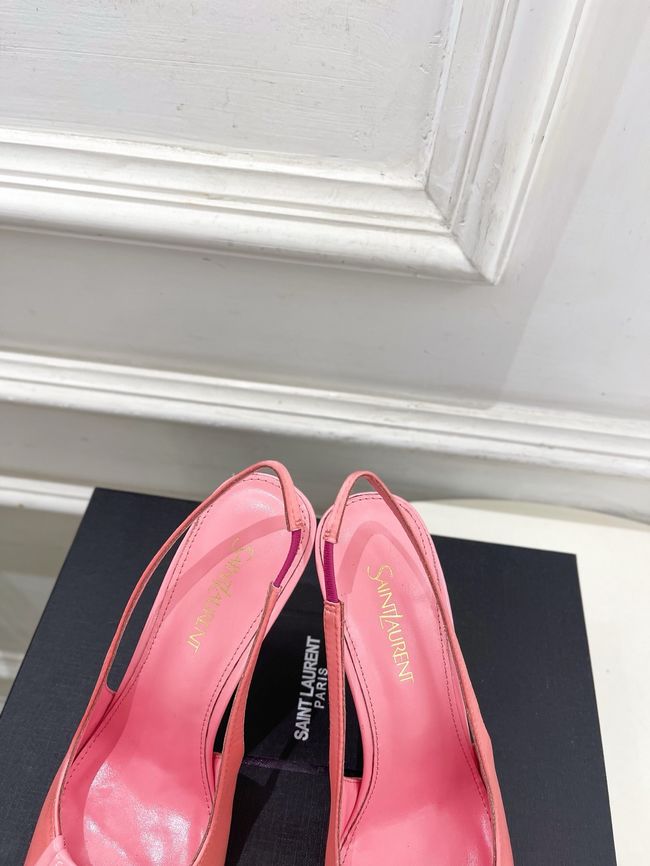 Saint Laurent LOUIS slingback pumps in patent leather and satin CN1000-2 Saint Laurent LOUIS slingback pumps in patent leather and satin CN1000-2