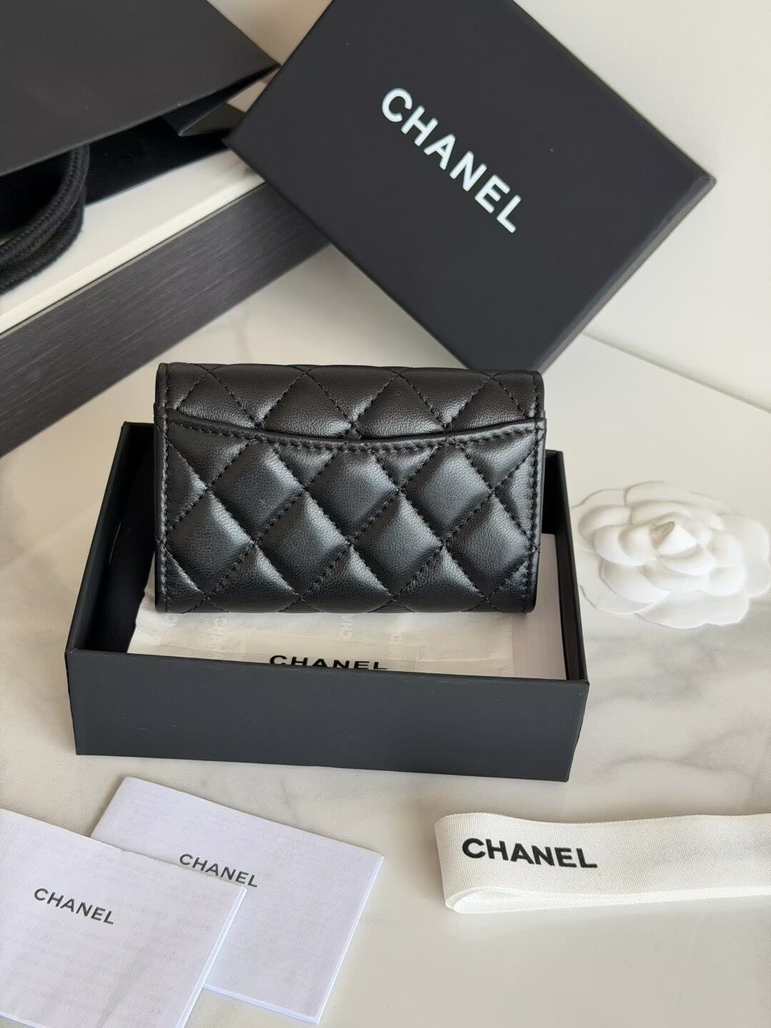Chanel Original Leather Wallet AP264 Black