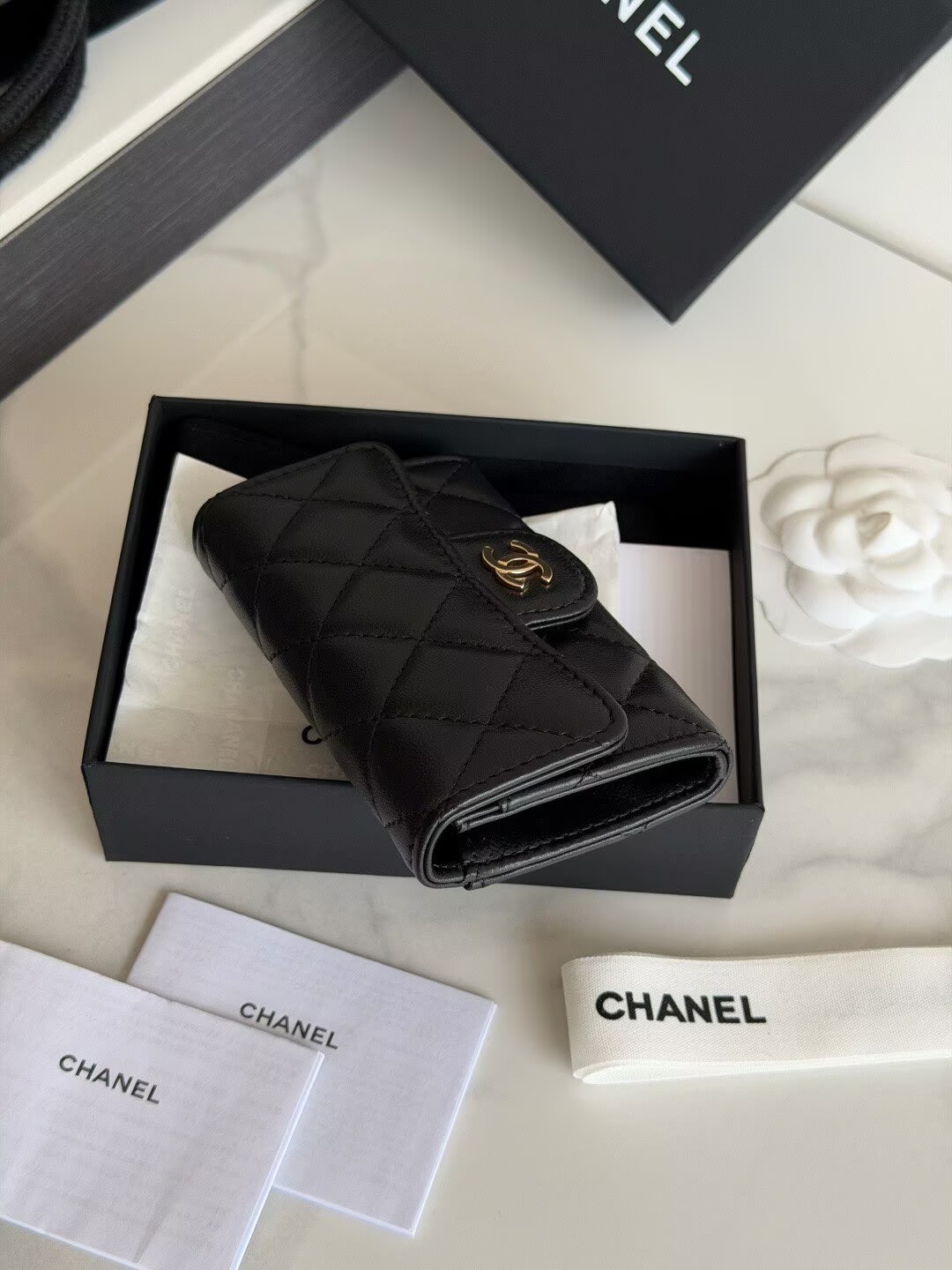Chanel Original Leather Wallet AP264 Black