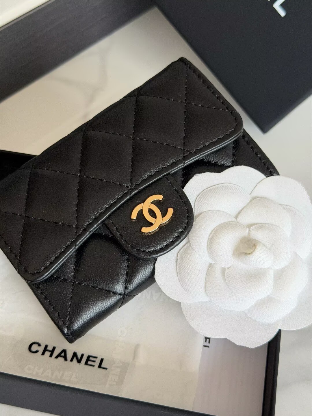 Chanel Original Leather Wallet AP264 Black