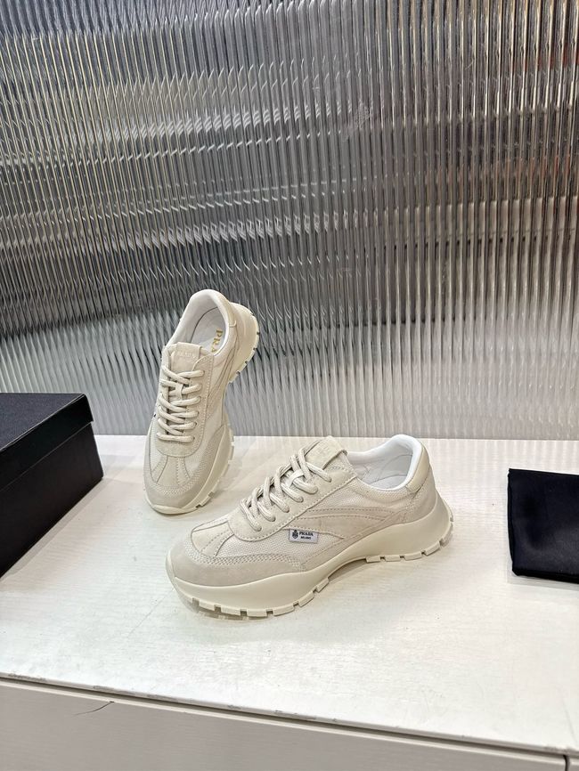 Prada Mesh fabric and suede sneakers 1E503O-1