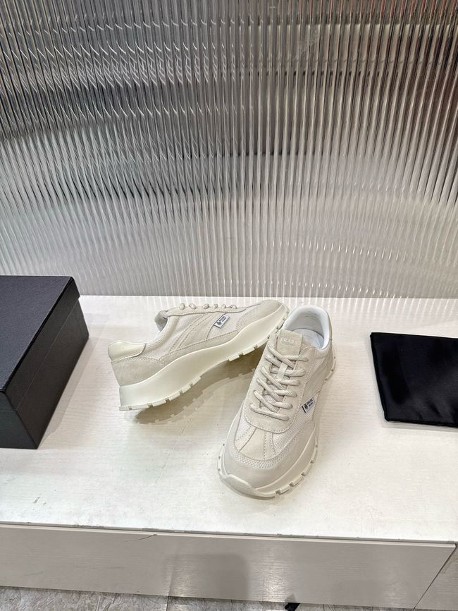 Prada Mesh fabric and suede sneakers 1E503O-1