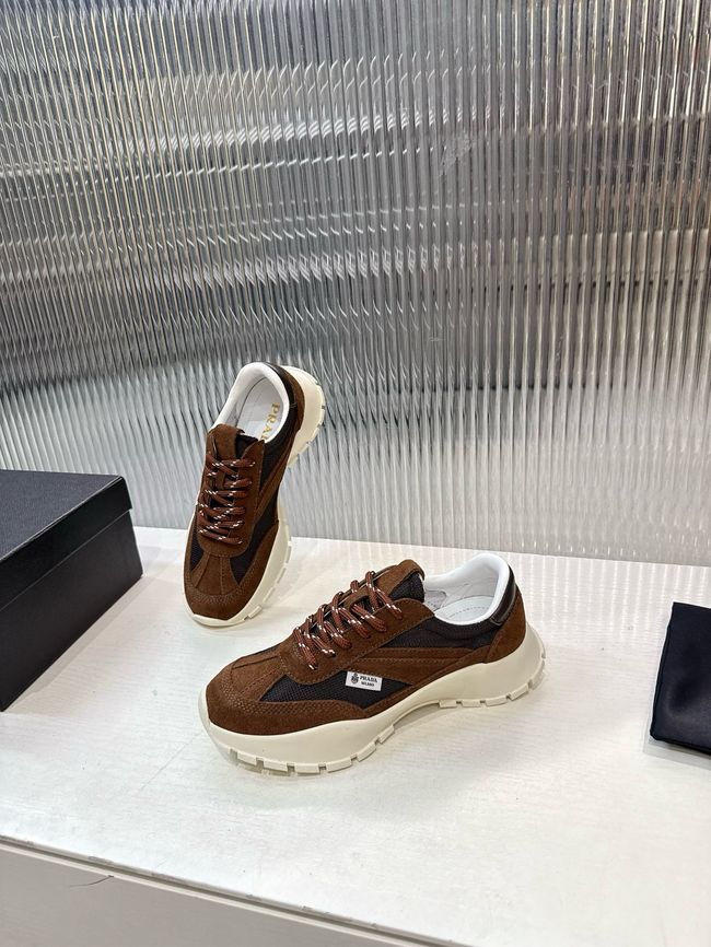 Prada Mesh fabric and suede sneakers 1E503O-3