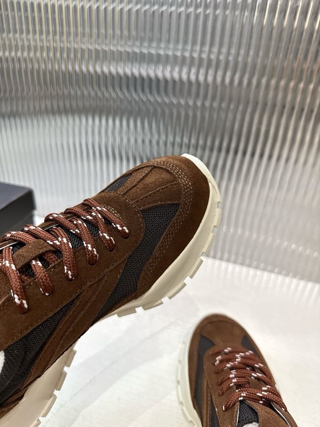 Prada Mesh fabric and suede sneakers 1E503O-3