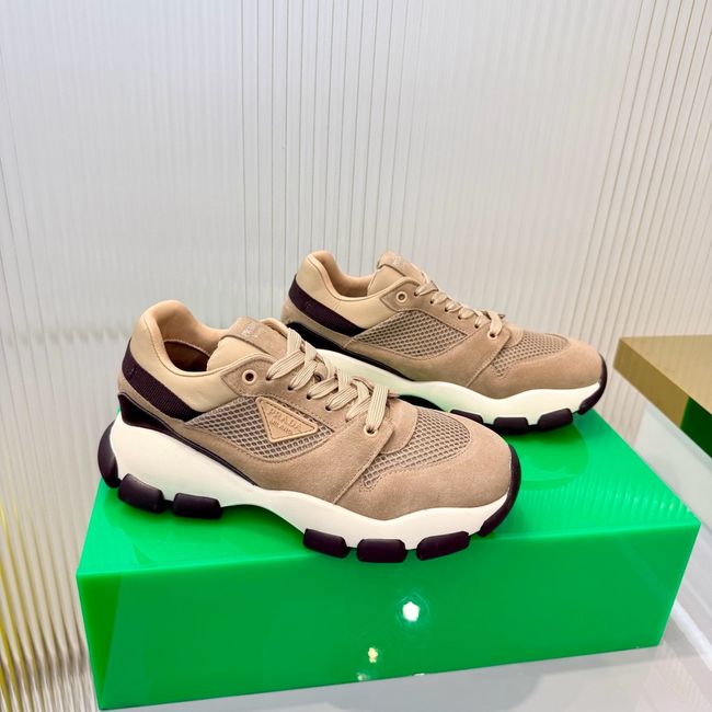 Prada Mesh fabric and suede sneakers 1E506O-3