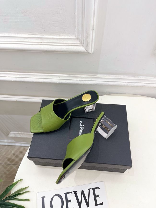 Saint Laurent SABRINA mules in TPU 5CM 64172-3