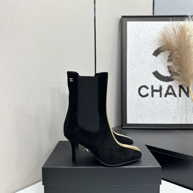 Chanel Mid-Calf Boots Calfskin 64178-1