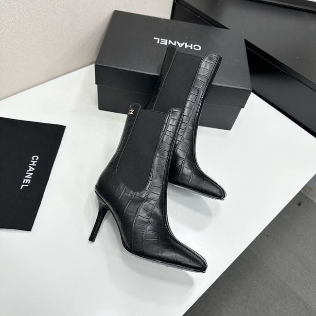 Chanel Mid-Calf Boots Calfskin 64178-4