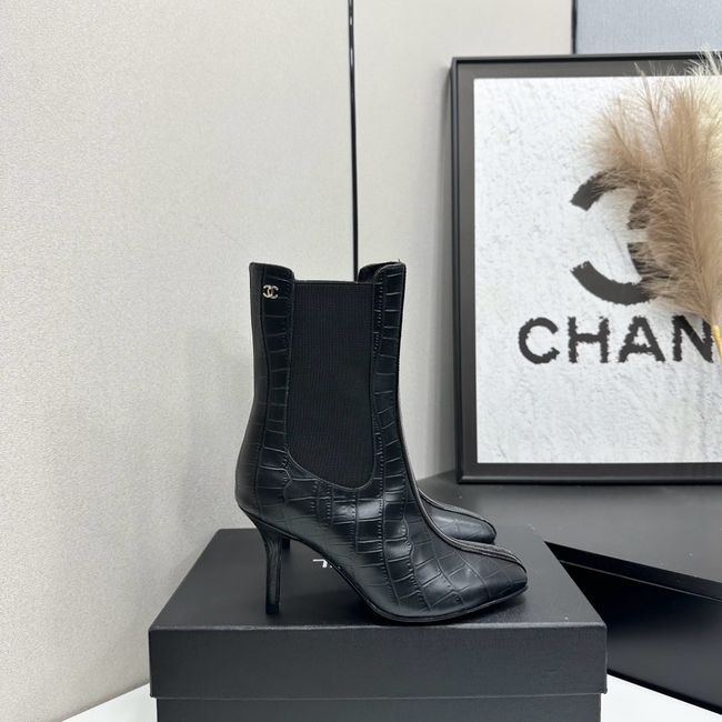 Chanel Mid-Calf Boots Calfskin 64178-4