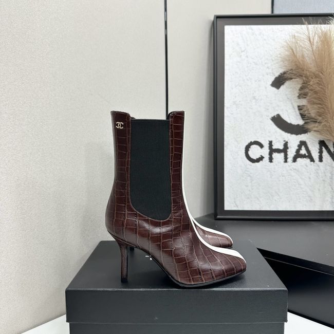 Chanel Mid-Calf Boots Calfskin 64178-4