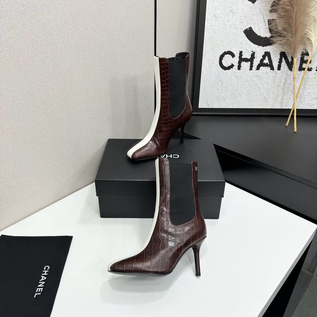 Chanel Mid-Calf Boots Calfskin 64178-4