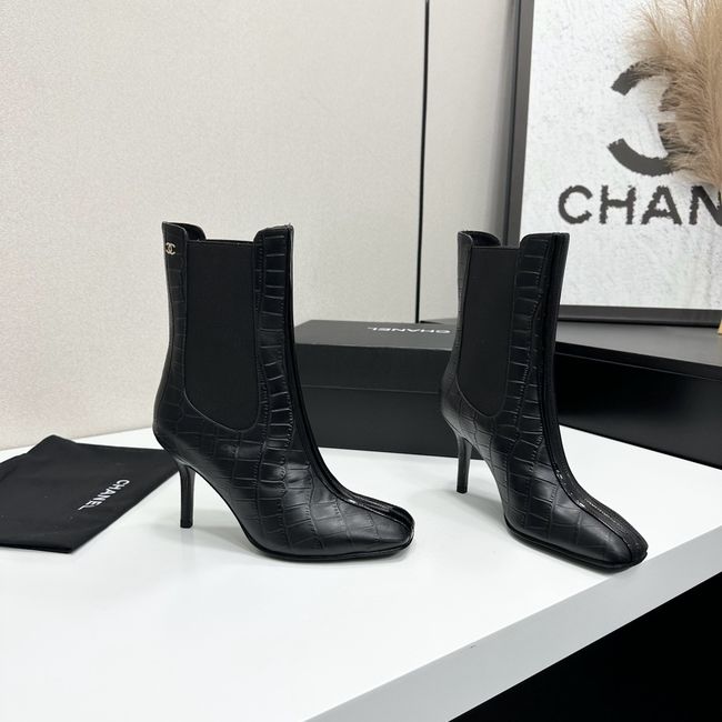 Chanel Mid-Calf Boots Calfskin 64178-4