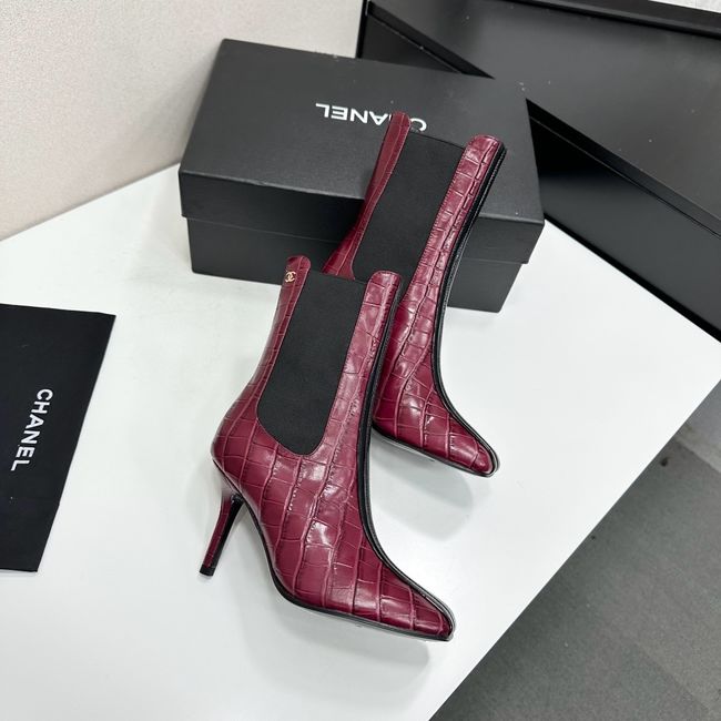Chanel Mid-Calf Boots Calfskin 64178-6
