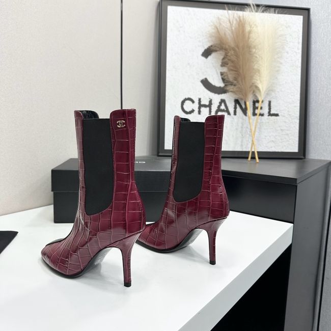 Chanel Mid-Calf Boots Calfskin 64178-6