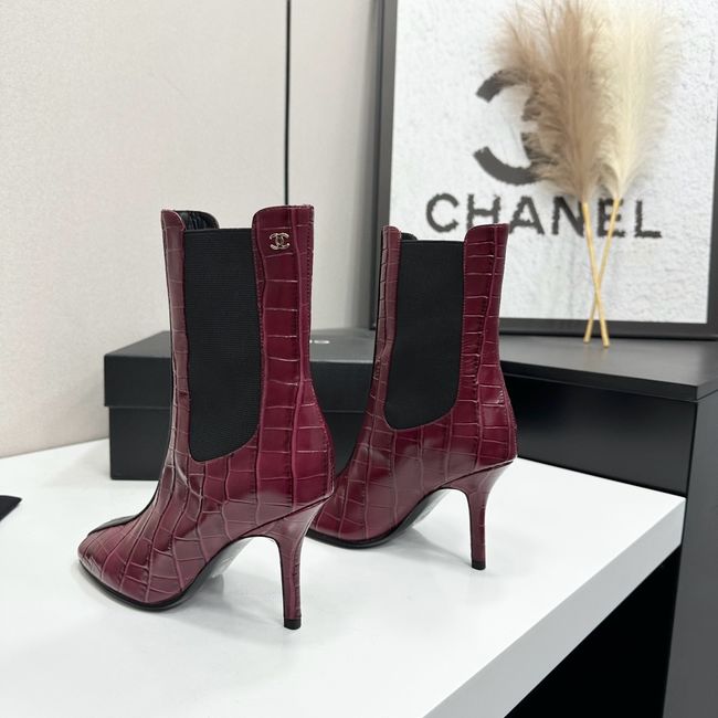 Chanel Mid-Calf Boots Calfskin 64178-6