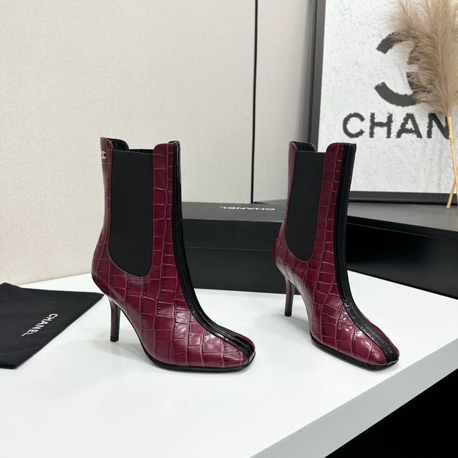 Chanel Mid-Calf Boots Calfskin 64178-6