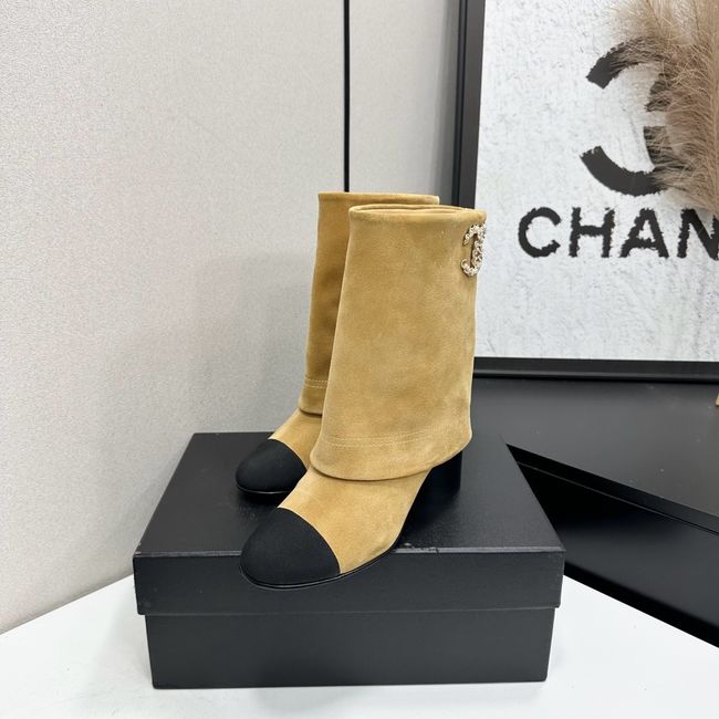 Chanel Mid-Calf Boots Calfskin 64183-3