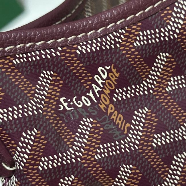 Goyard Hobo Boheme Mini Bag CL51P burgundy