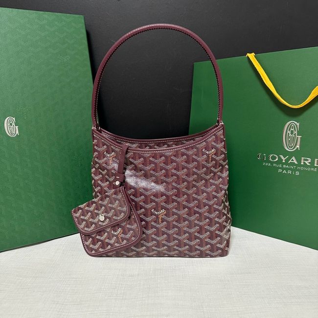 Goyard Hobo Boheme Mini Bag CL51P burgundy