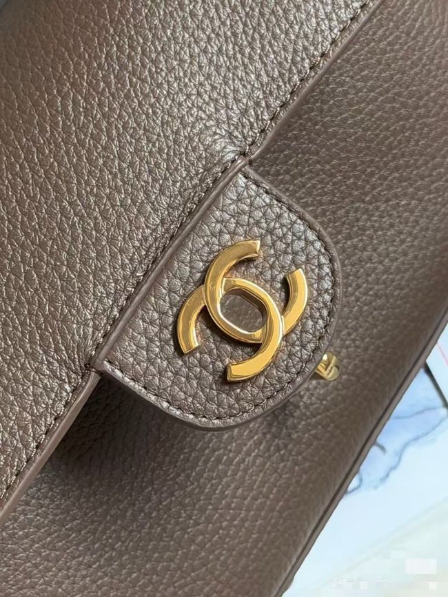 Chanel Mini Flap Bag AS6573 brown
