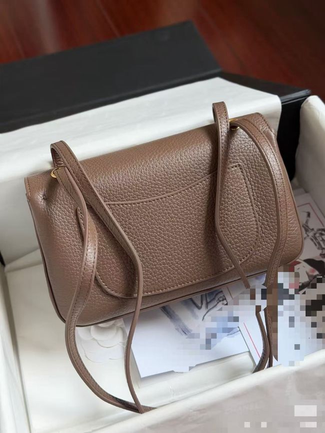 Chanel Mini Flap Bag AS6573 brown