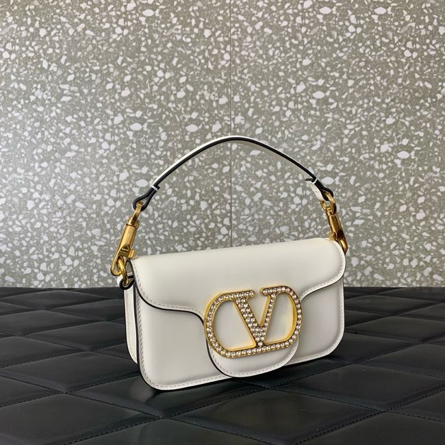 VALENTINO LOCO Small Shoulder Bag PYE4L2 WHITE