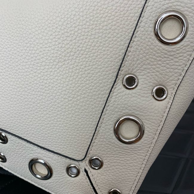 VALENTINO NELLCOTE Medium Calfskin Handbag WB0R79 WHITE