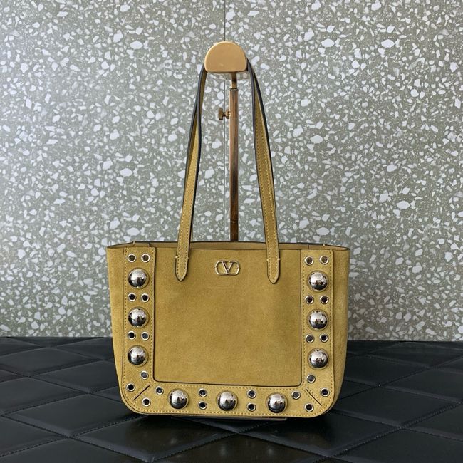 VALENTINO NELLCOTE small suede Handbag WB0R78 brown