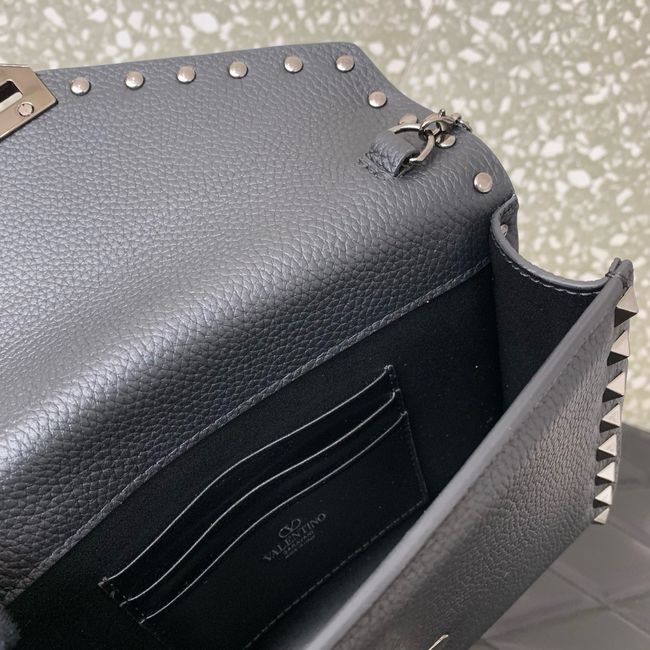 VALENTINO ROCKSTUD Small Calfskin Handbag VA088 black