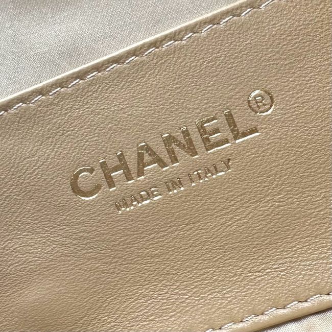 CHANEL 25 Mini Handbag AS5631 white & Black