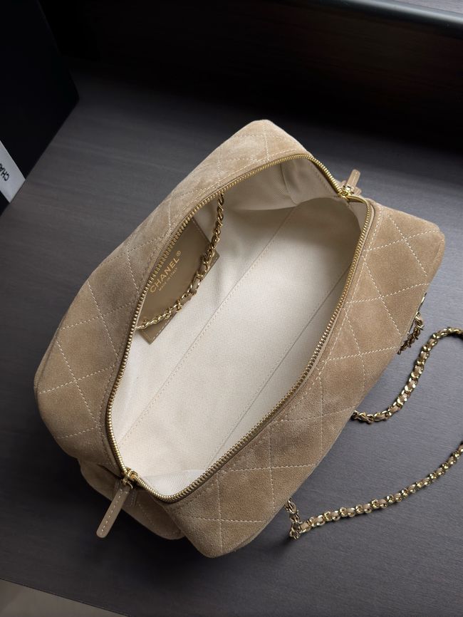CHANEL Medium Flapbag AS6406 Dark Beige