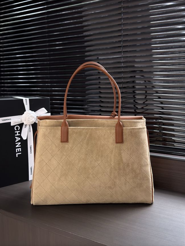 Chanel Large Shopping Bag AS6289 brown&dark Beige