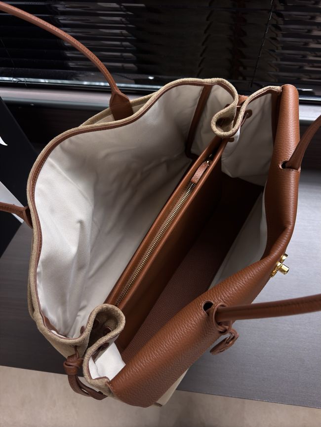 Chanel Large Shopping Bag AS6289 brown&dark Beige