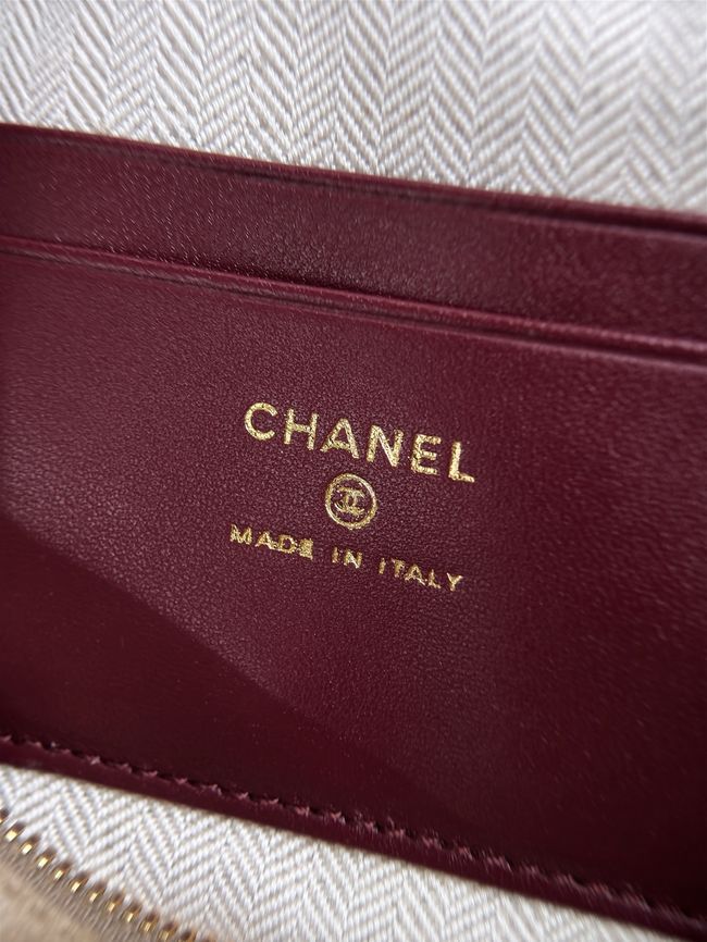 Chanel Large Vanity with chain AP5347 dark Beige