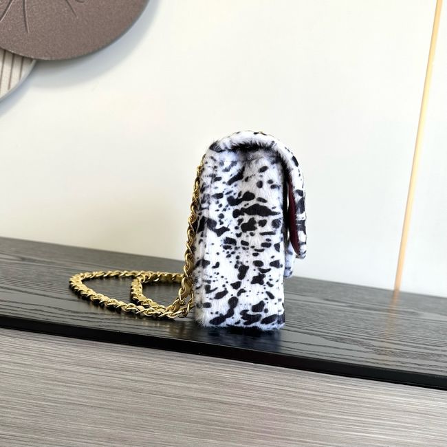 Chanel SMALL FLAP BAG AS1112 White & Black