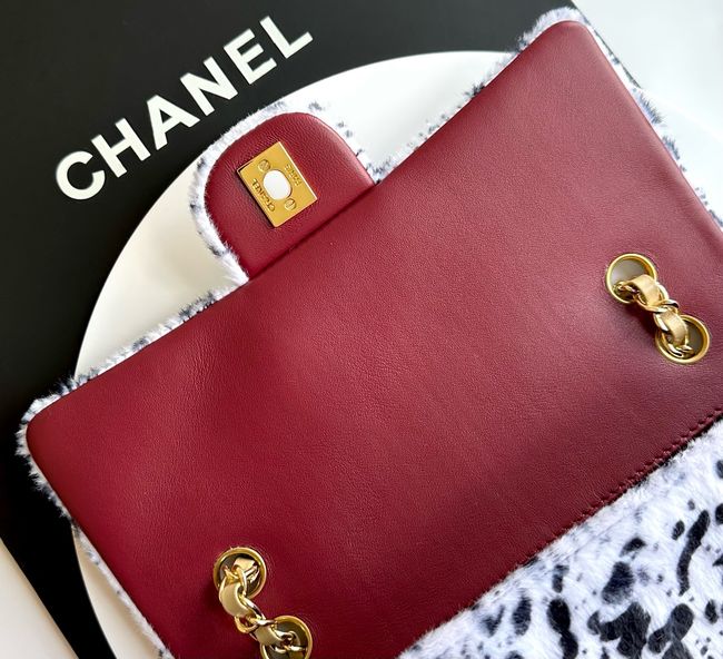 Chanel SMALL FLAP BAG AS1112 White & Black