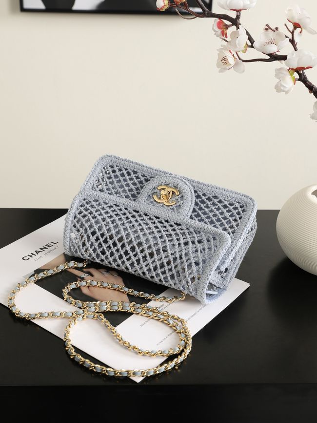 Chanel Small Flap Bag AS6157 gray