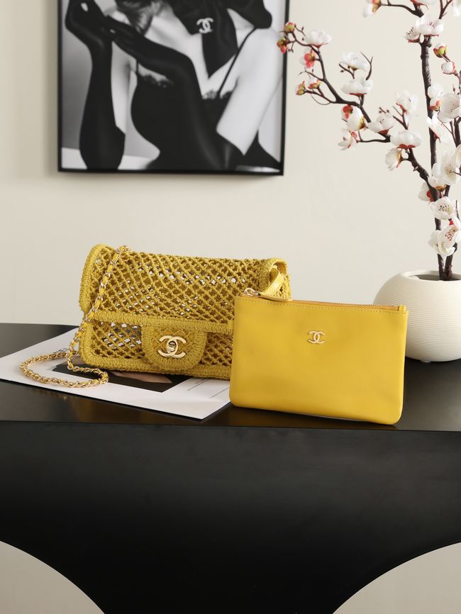 Chanel Small Flap Bag AS6157 yellow