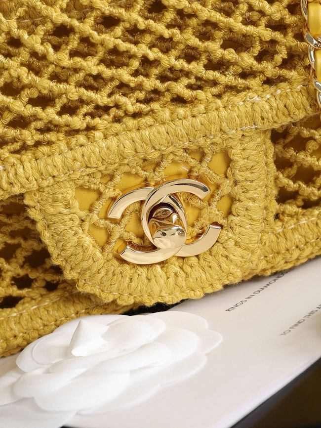 Chanel Small Flap Bag AS6157 yellow