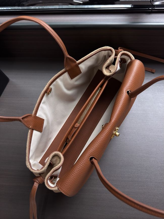 Chanel Small Shopping Bag AS6288 brown&dark Beige