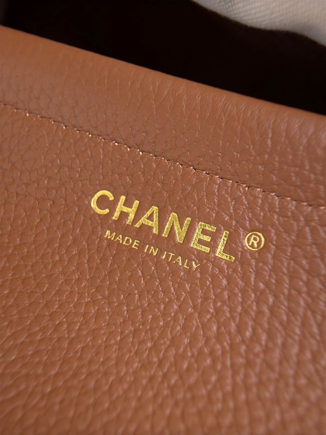 Chanel Small Shopping Bag AS6288 brown&dark Beige