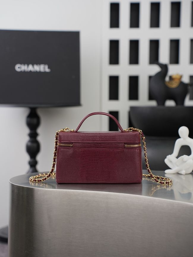 Chanel Vanity with Chain AP5195 Burgundy