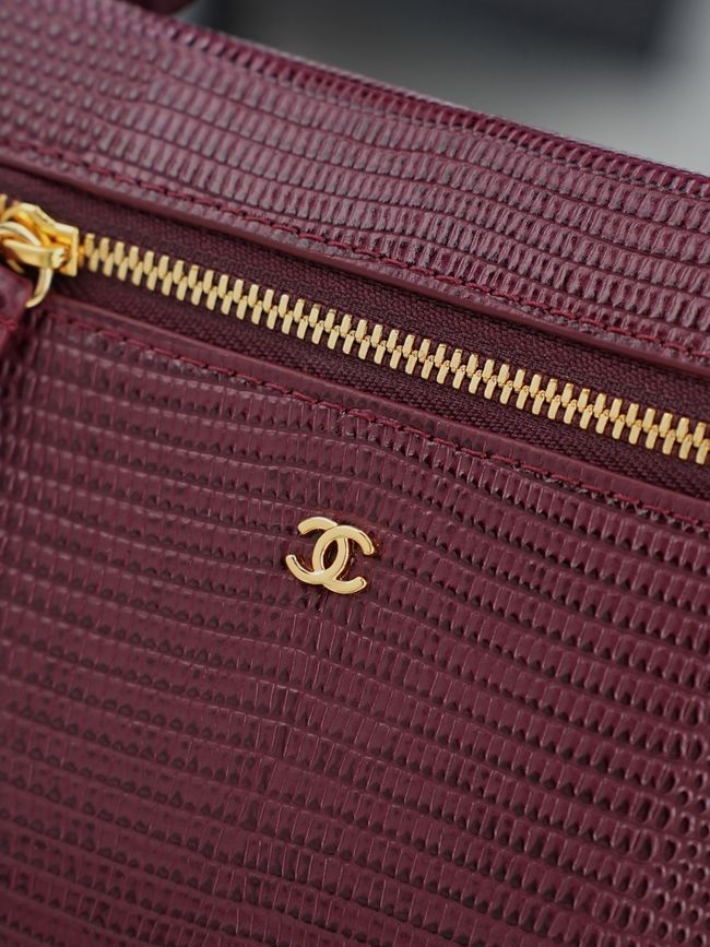 Chanel Vanity with Chain AP5195 Burgundy