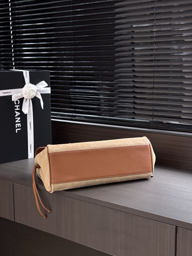 Chanel Shopping Bag AS6428 Dark Beige & camel