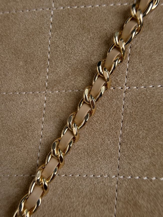 Chanel small Flap Bag AS6449 dark Beige Chanel small Flap Bag AS6449 dark Beige