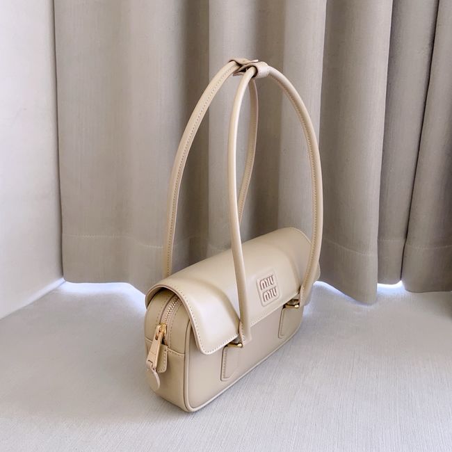 MIUMIU Arcadie leather bag 5BD282 sandy