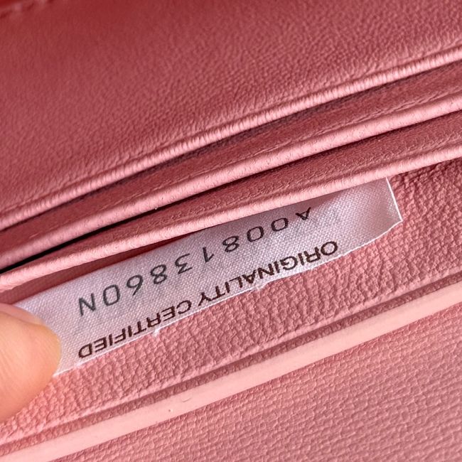 Bottega Veneta Andiamo Clutch Crystal 32190 pink