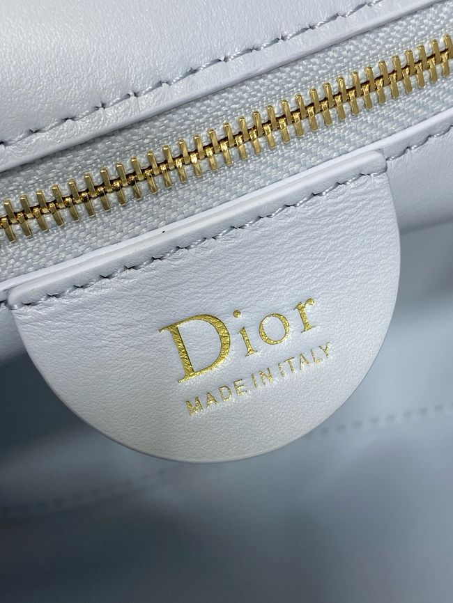 Small Dior Toujours Hobo Bag Ice Blue Cannage Lambskin M2867O Small Dior Toujours Hobo Bag Ice Blue Cannage Lambskin M2867O